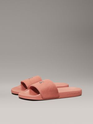 aragon logo sliders for women calvin klein jeans