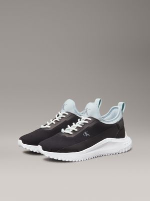 black/cloud blue ripstop trainers for women calvin klein jeans