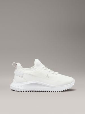 white ripstop trainers for women calvin klein jeans