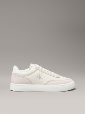 baskets en daim white pour femmes calvin klein jeans