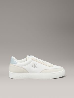 white suede trainers for women calvin klein jeans