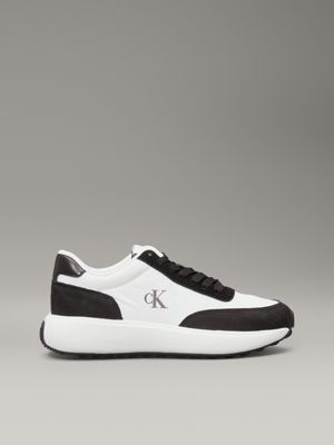 white leather trainers for women calvin klein jeans