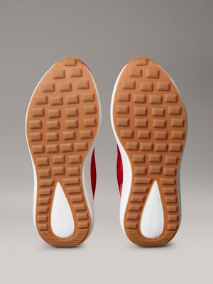 barbados cherry leather trainers for women calvin klein jeans