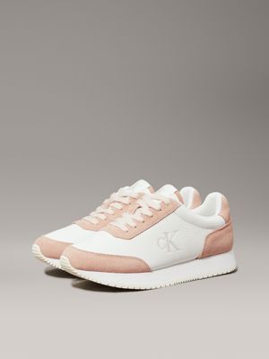 bright white/tuscany trainers for women calvin klein jeans