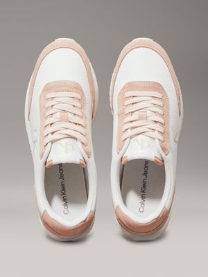 bright white/tuscany trainers for women calvin klein jeans