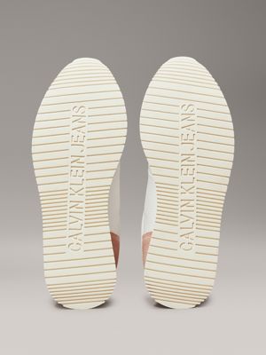 bright white/tuscany trainers for women calvin klein jeans