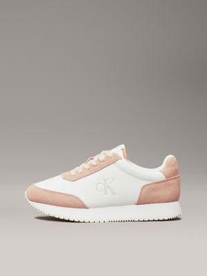 bright white/tuscany trainers for women calvin klein jeans