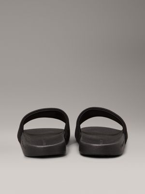 black canvas sliders for women calvin klein jeans