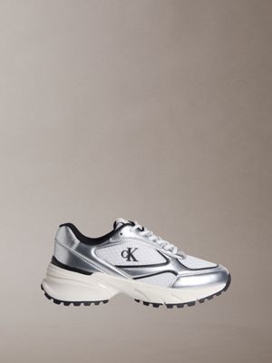 multi trailblazer - runner sneakers aus mesh-mix für damen - calvin klein